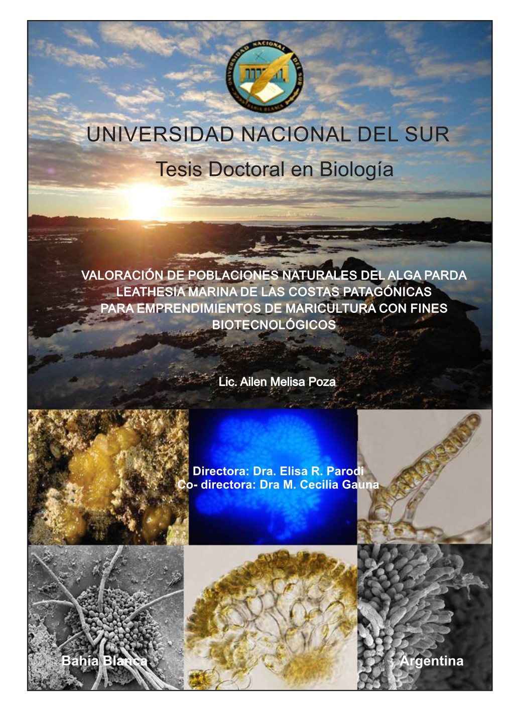 UNIVERSIDAD NACIONAL DEL SUR Tesis Doctoral En Biología