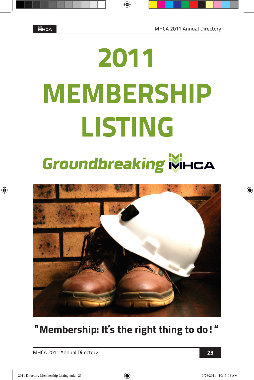 2011 Membership Listing