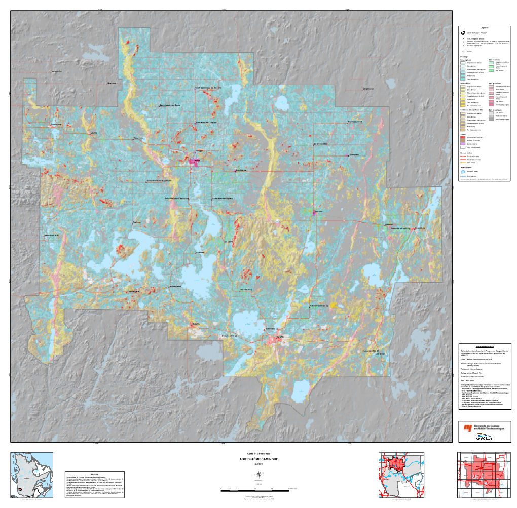 Carte 11: Pédologie