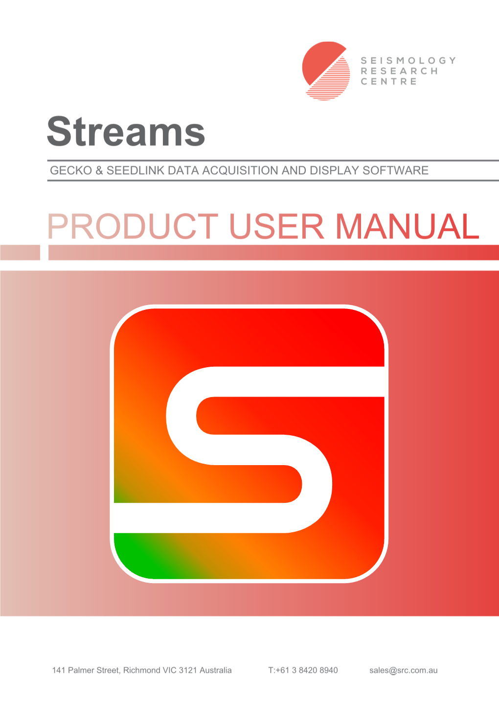 Streams User Manual