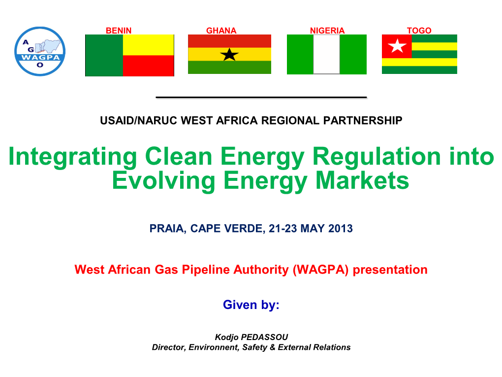 West African Gas Pipeline Project (WAGP)