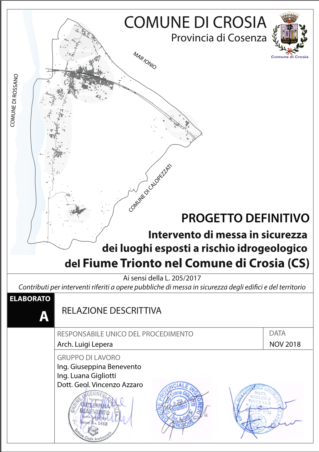 COMUNE DI CROSIA Provincia Di Cosenza