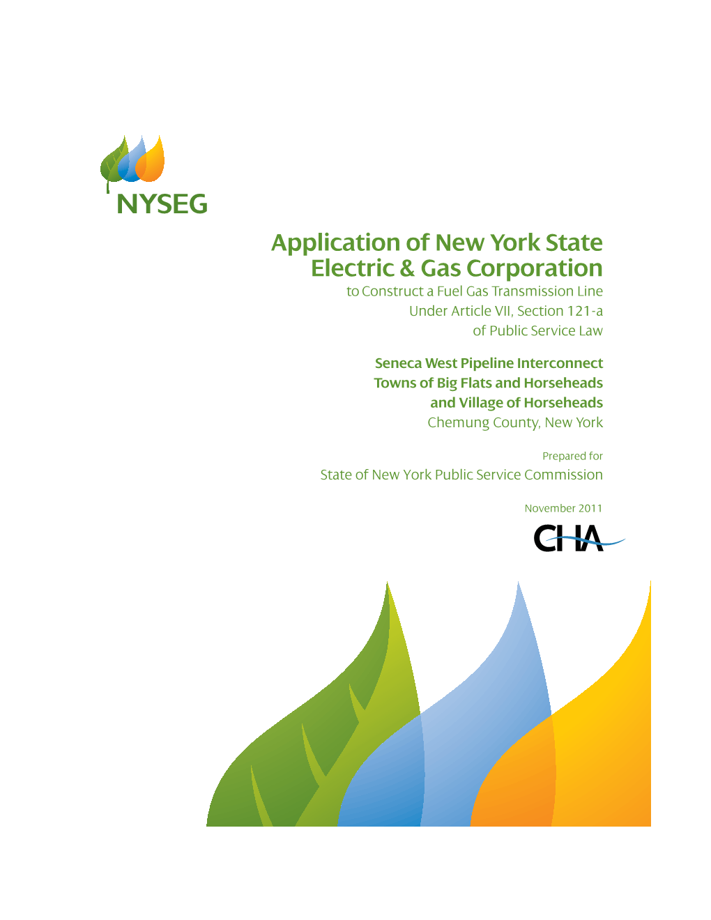 Application of New York State Electric & Gas Corporation