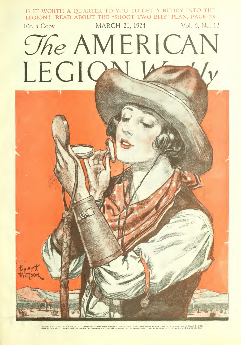 The American Legion Weekly [Volume 6, No. 12 (March 21, 1924)]