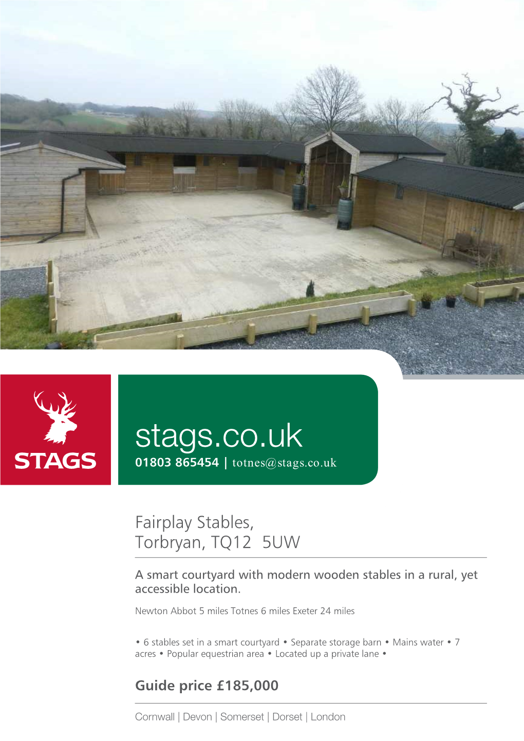 Stags.Co.Uk 01803 865454 | Totnes@Stags.Co.Uk