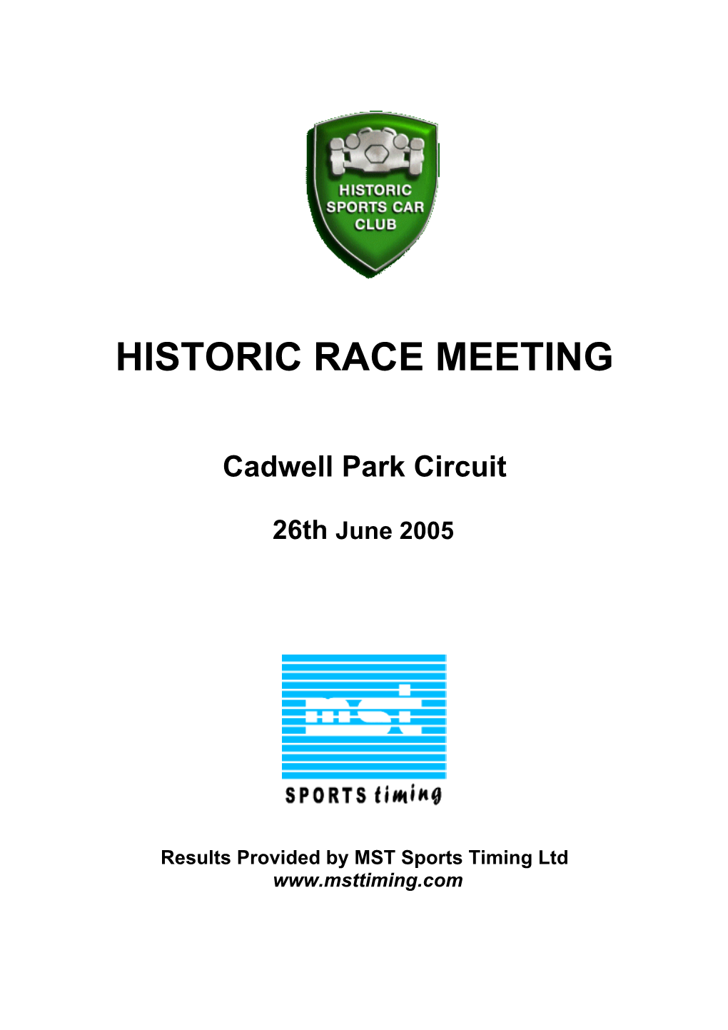 June 26 Cadwell Park