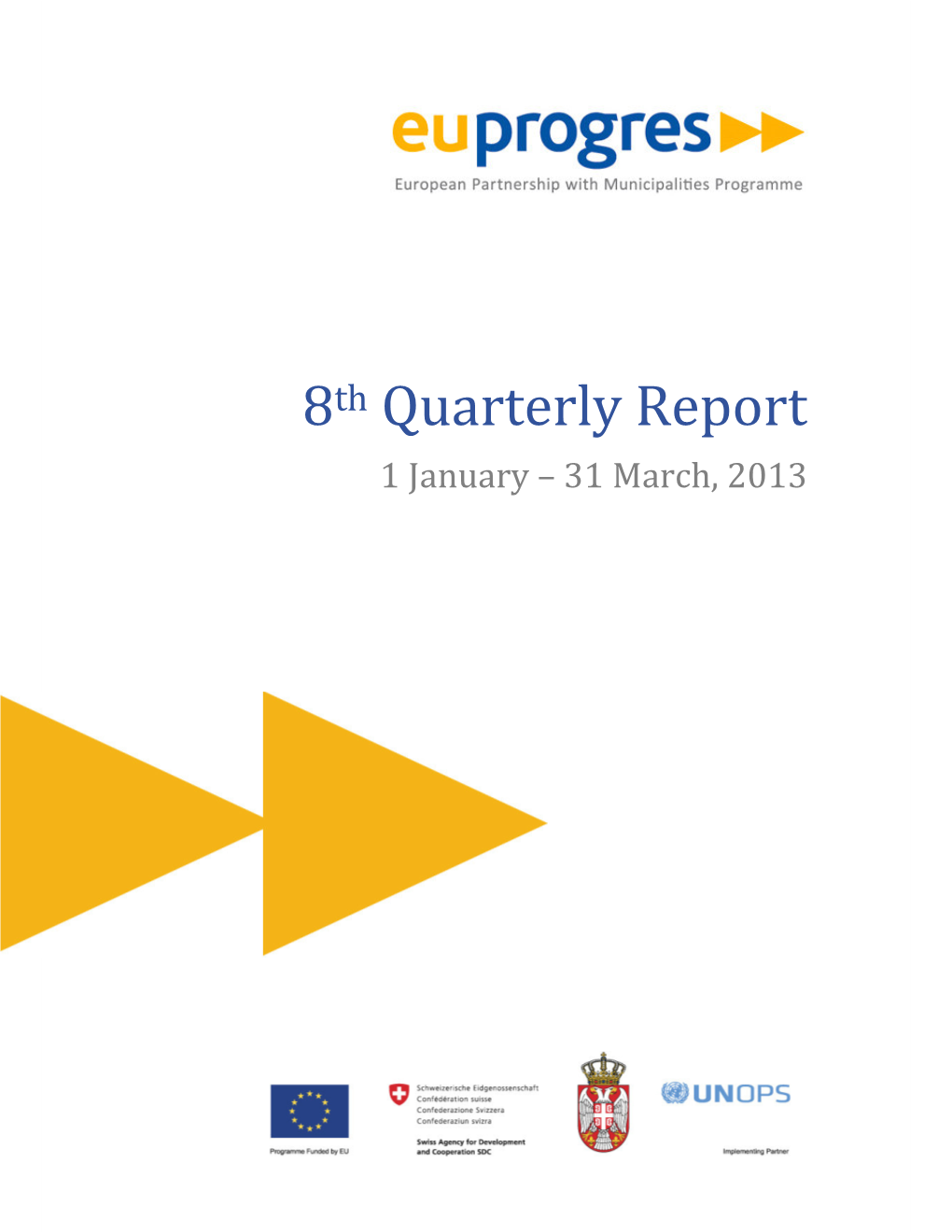 January-March 2013 Quarterly Report EU