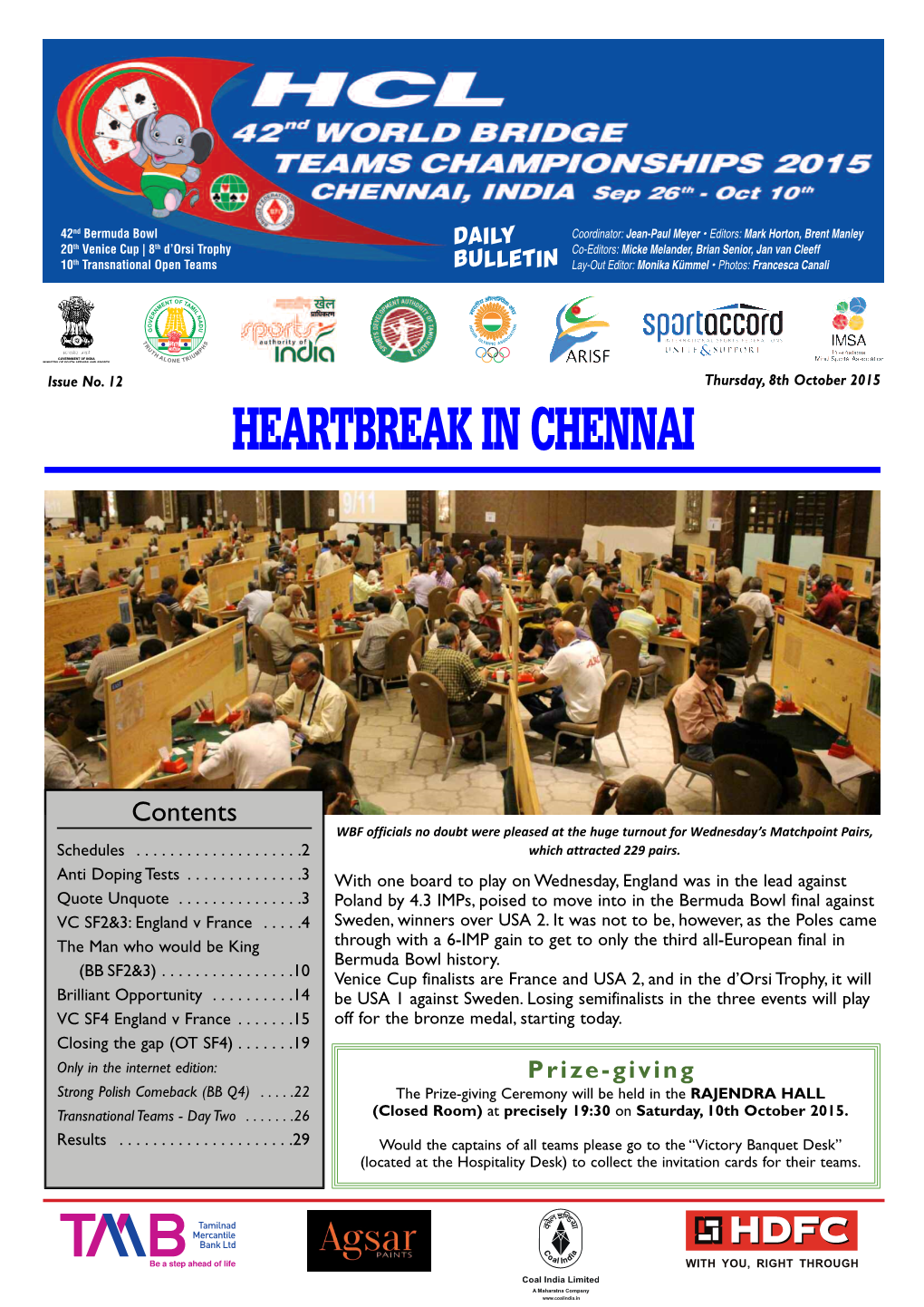 Heartbreak in Chennai