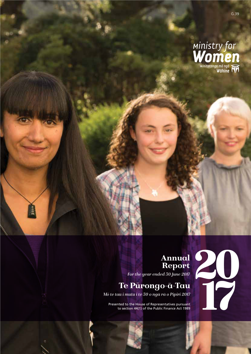 Ministry for Women Annual Report 2017.Pdf