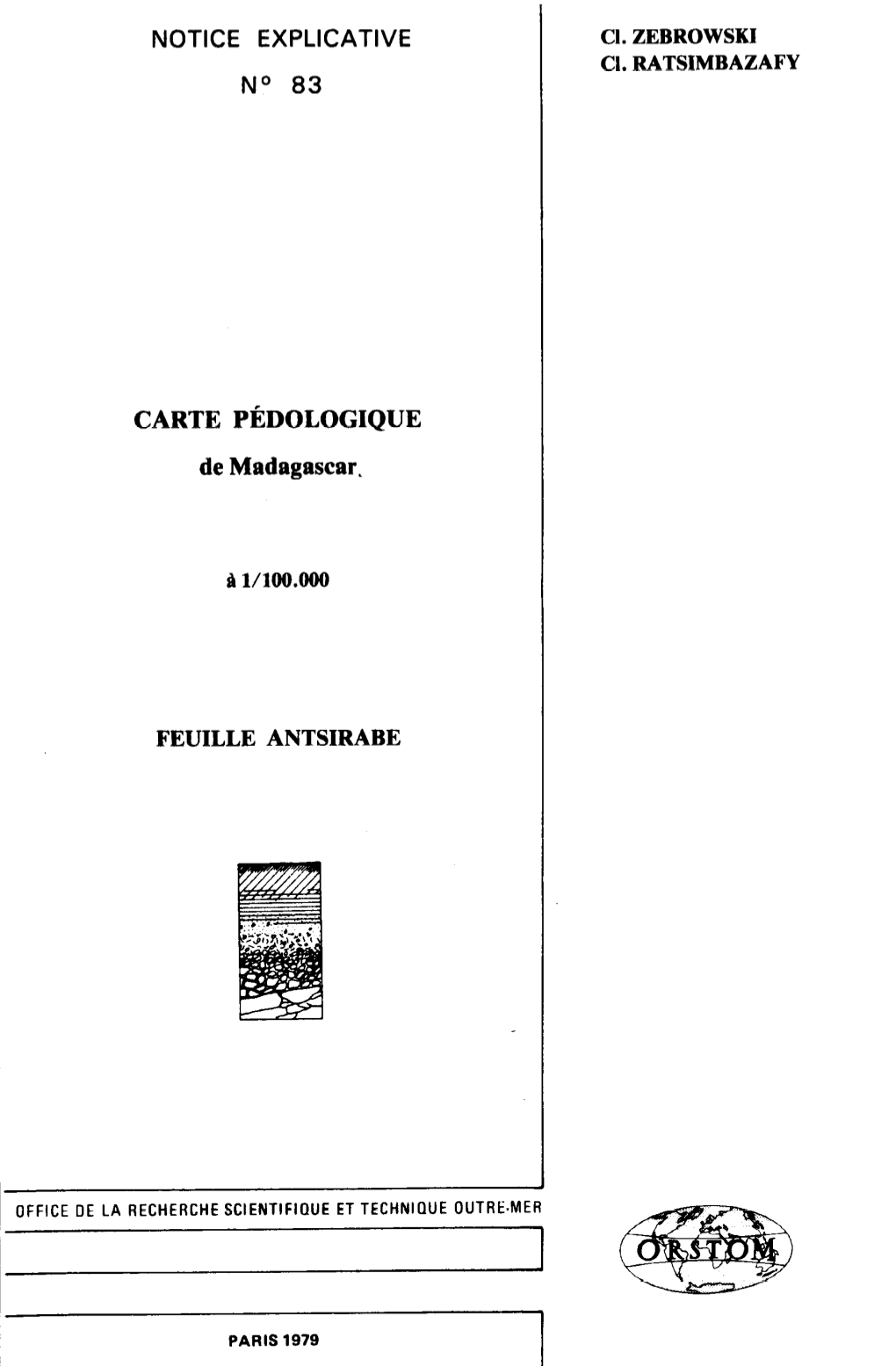 Carte Pédologique De Madagascar À 1/100