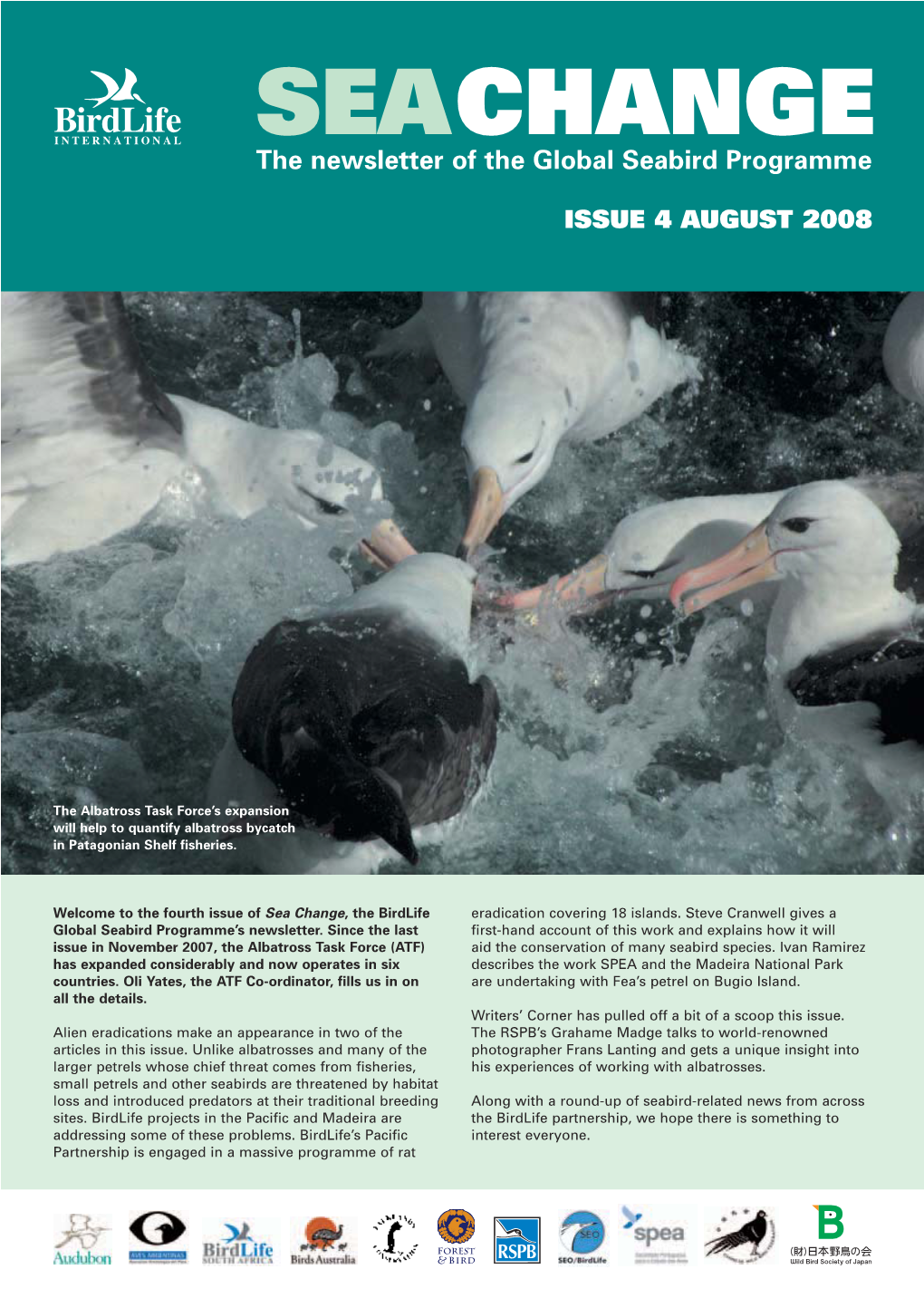 SEACHANGE the Newsletter of the Global Seabird Programme