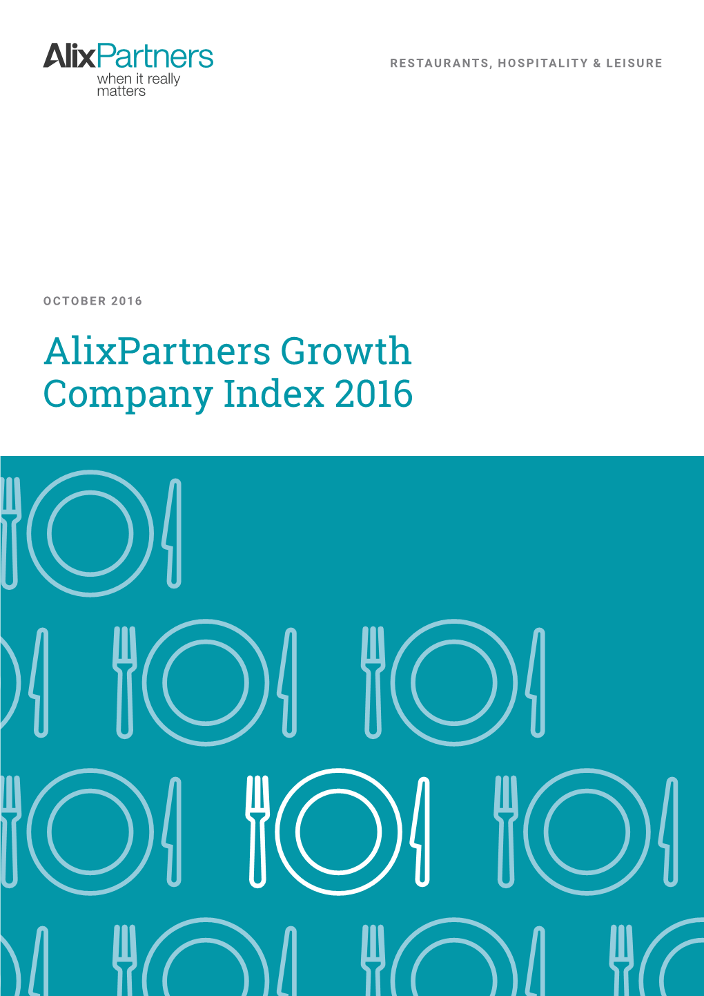 Alixpartners Growth Company Index 2016 at a Glance