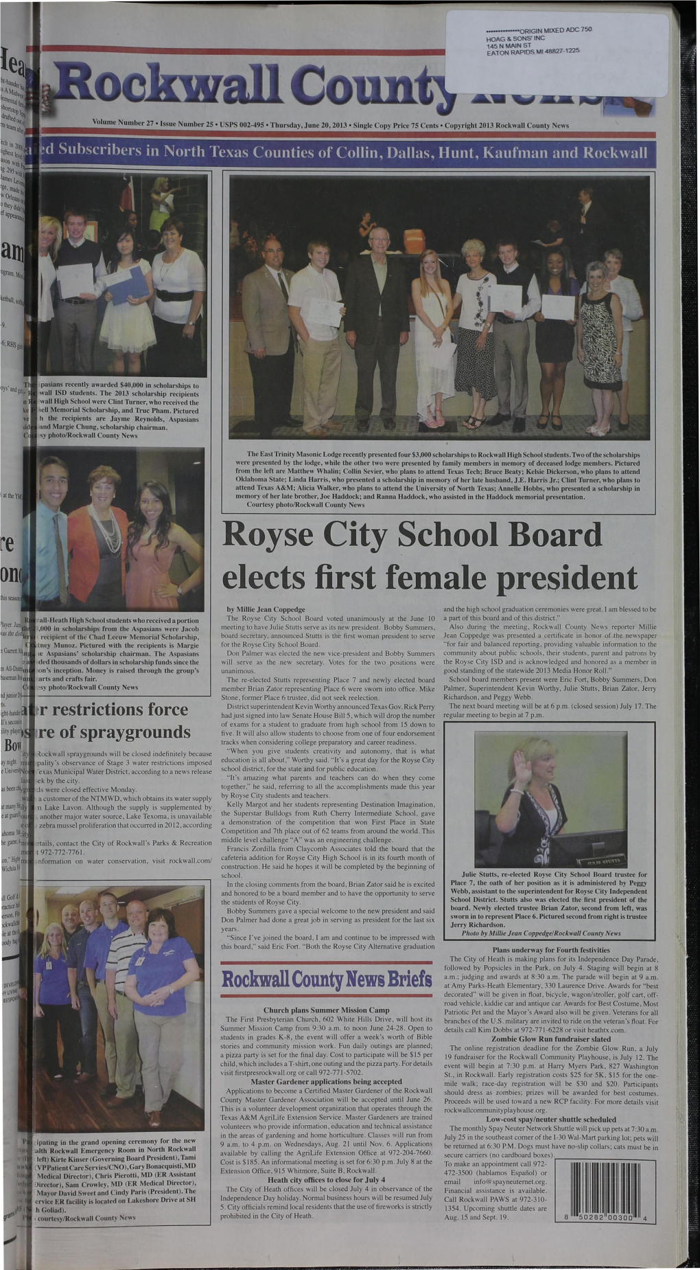 Rockwall County News 2013