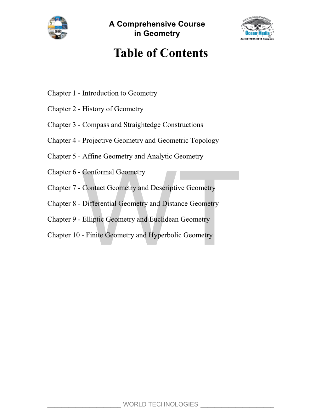 Table of Contents