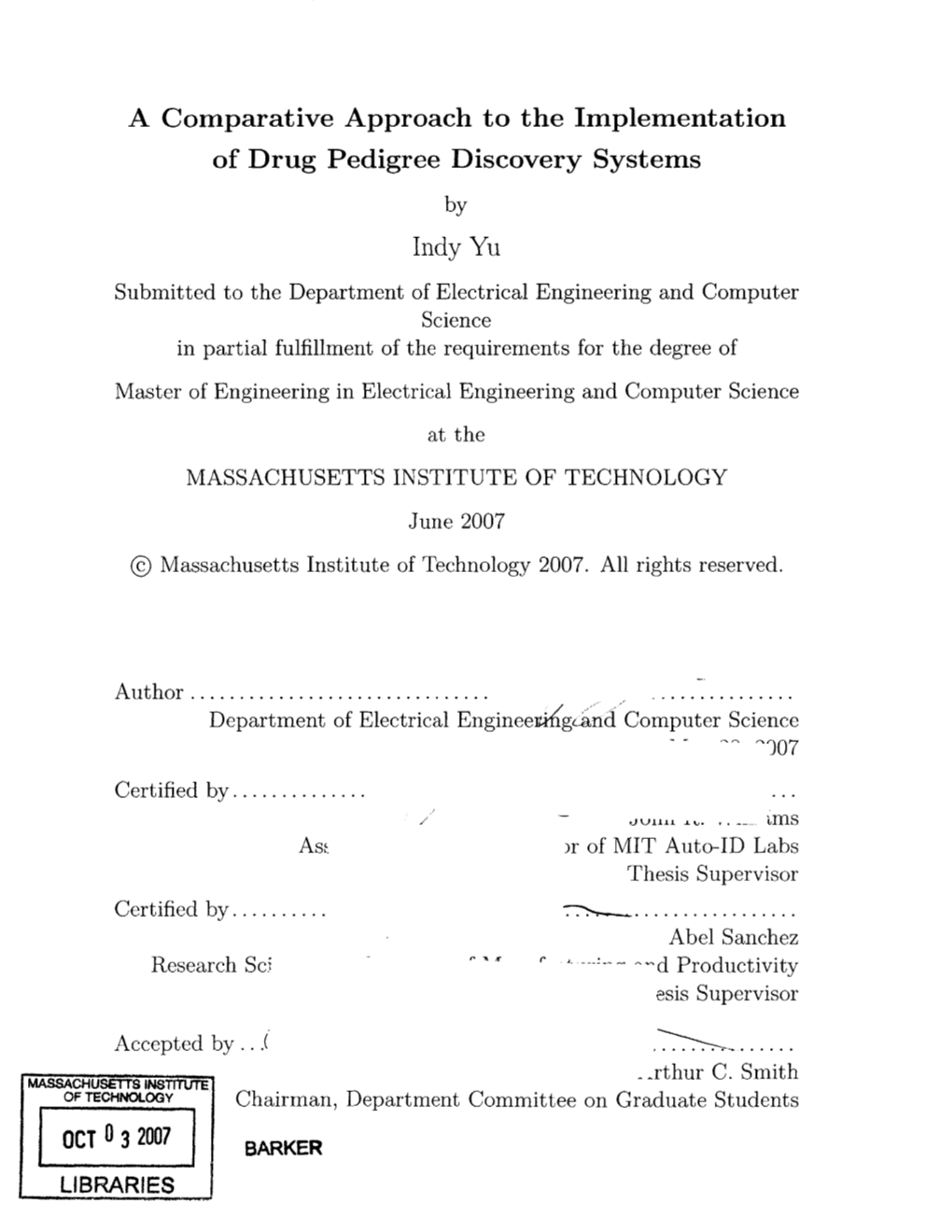 A Comparative Approach to the Implementation of Drug Pedigree