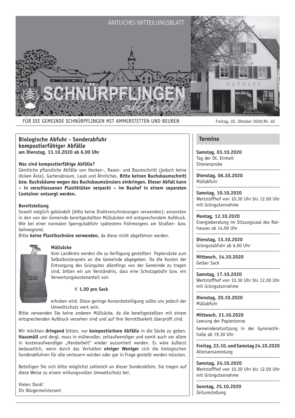 Amtliches Mitteilungsblatt