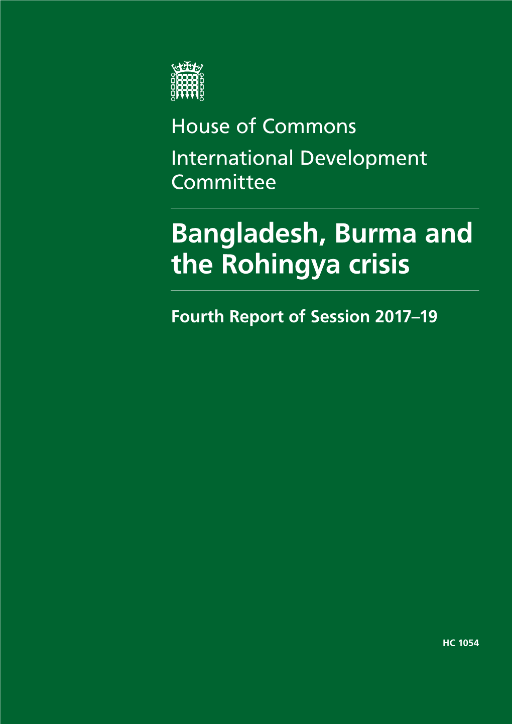 Bangladesh, Burma and the Rohingya Crisis