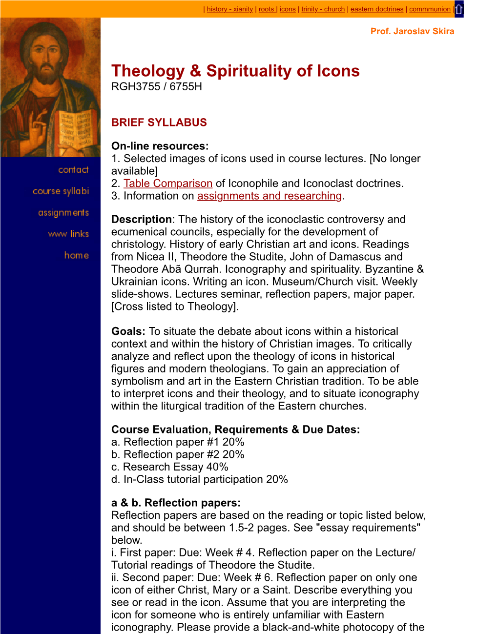 Theology & Spirituality of Icons