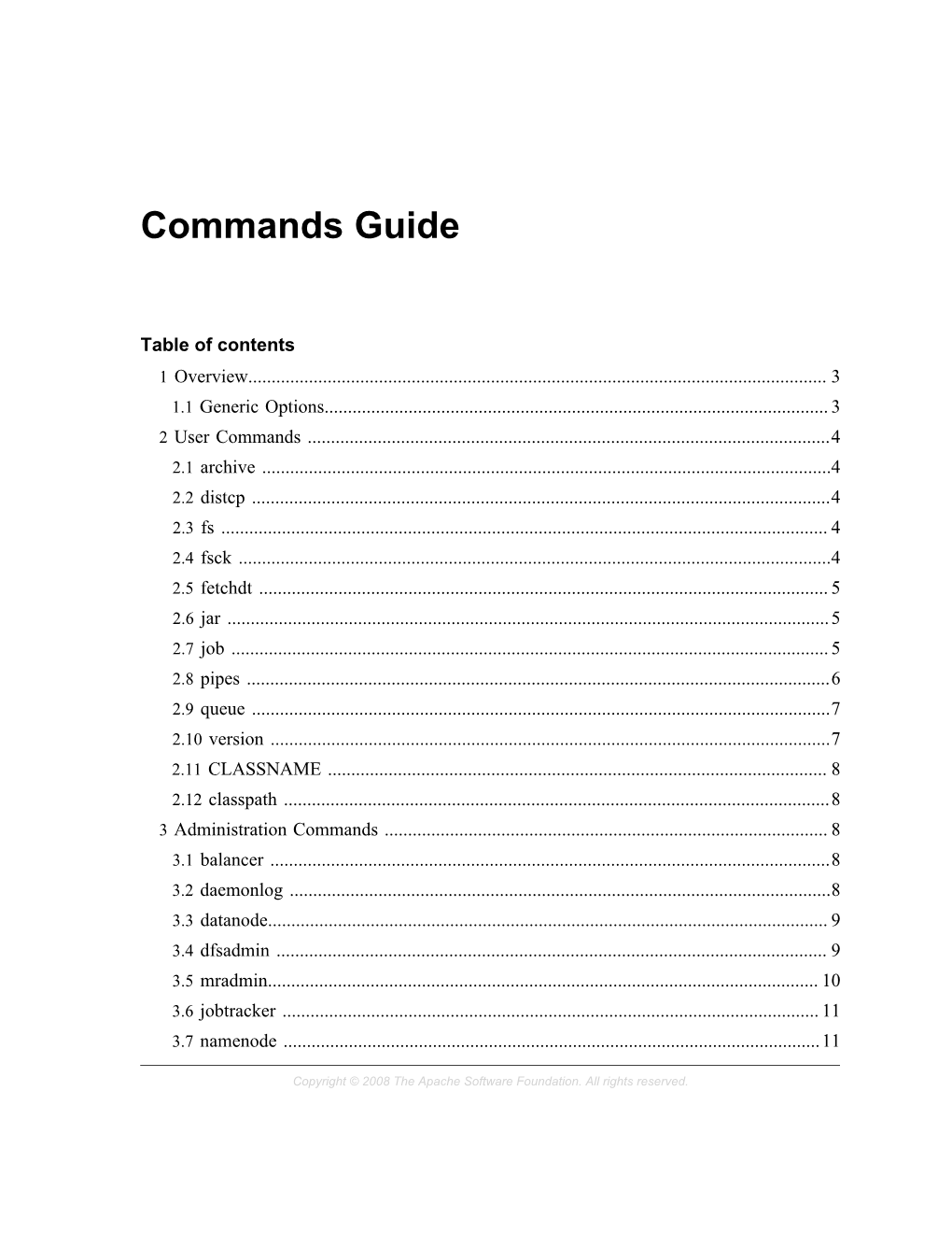 Commands Guide