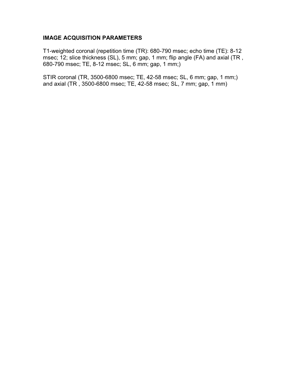 Myositis Scoring Scheme