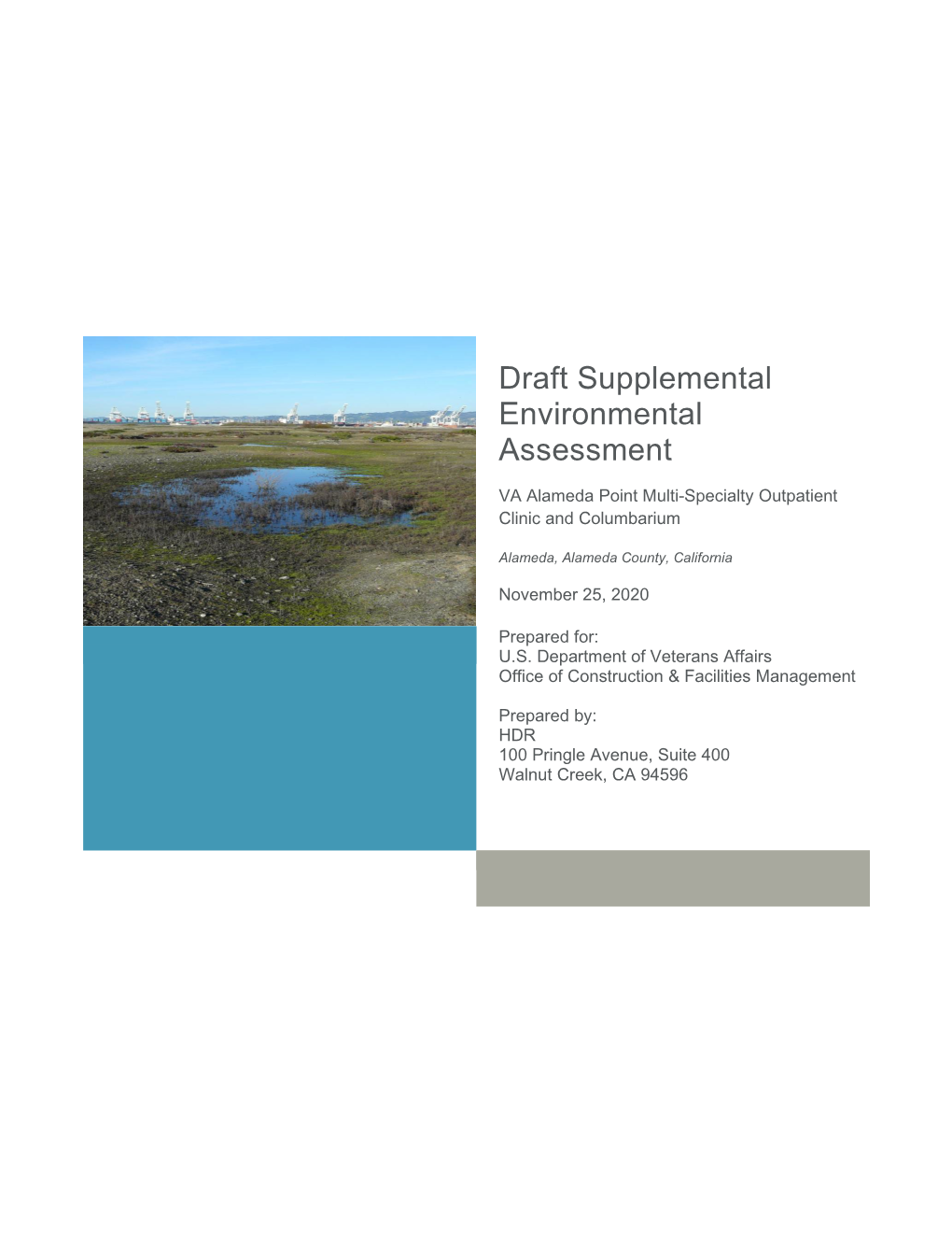 Draft Supplemental Environmental Assessment