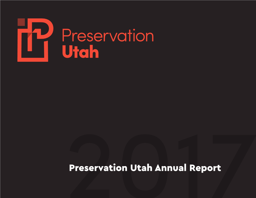 Preservation Utah Annual Report
