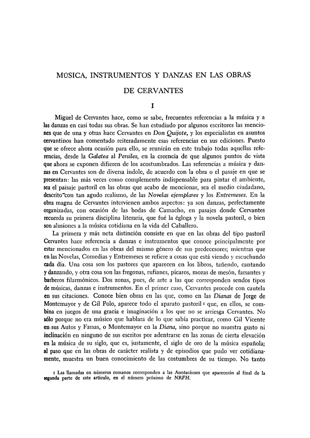 Música, Instrumentos Y Danzas En Las Obras De