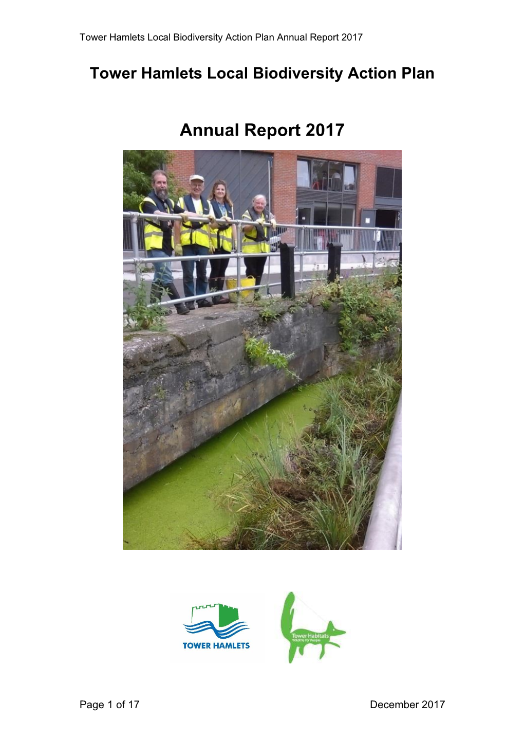 Tower Hamlets LBAP Annual Report 2017