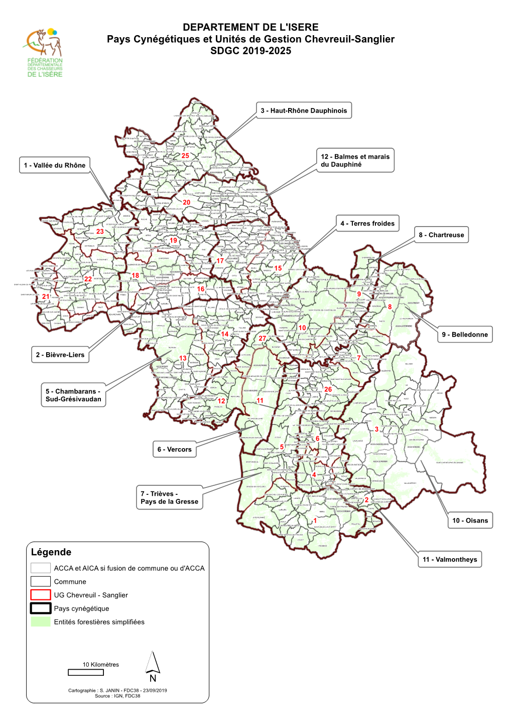 Carte UG Sanglier