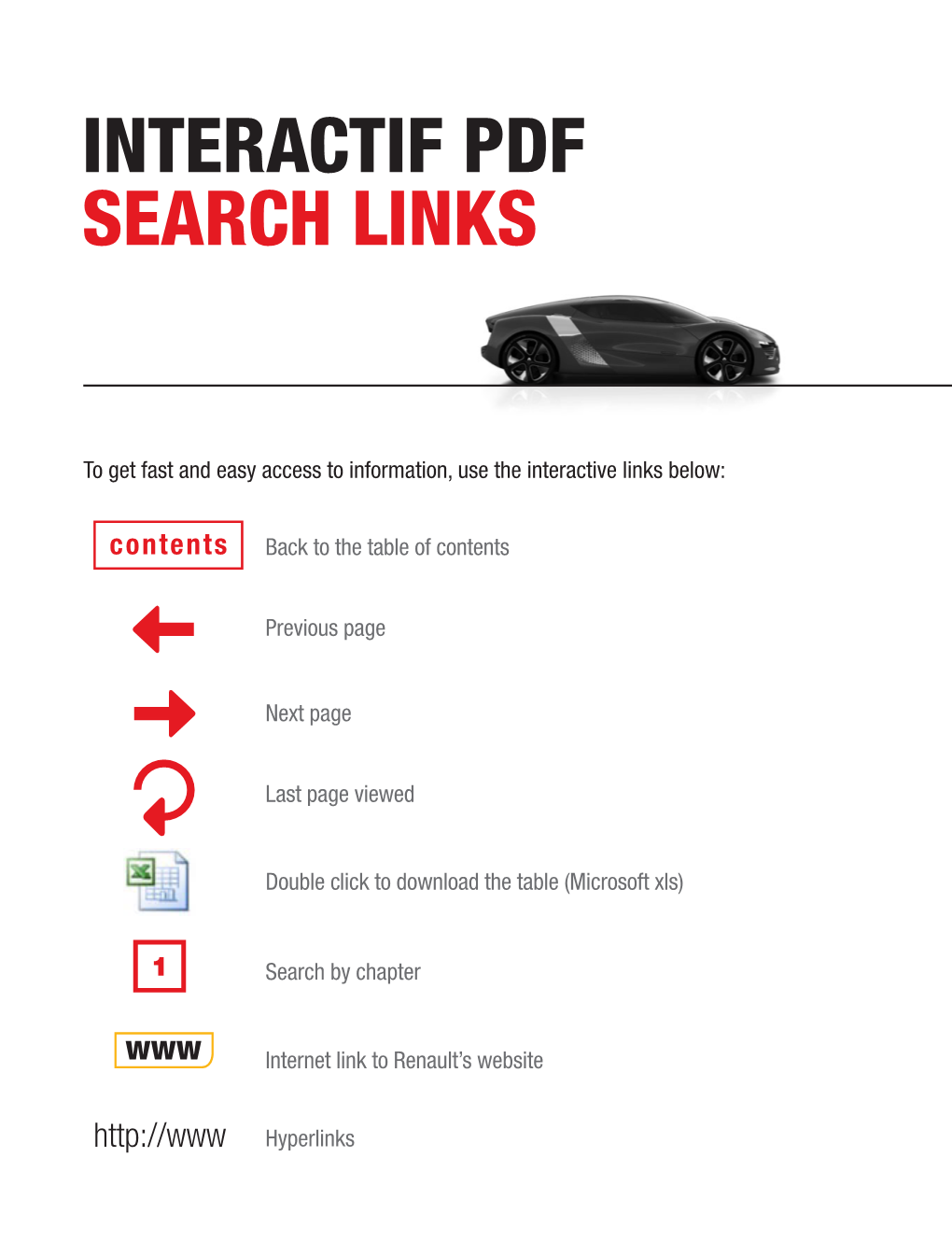 Search Links Interactif