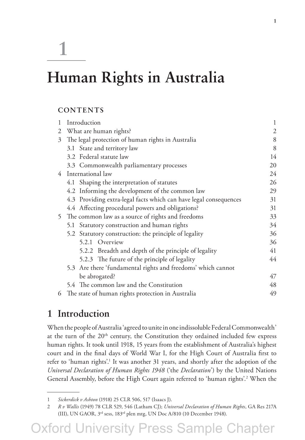 Human Rights in Australia