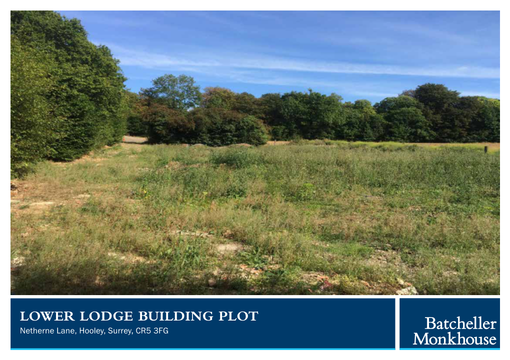 Lower Lodge Building Plot