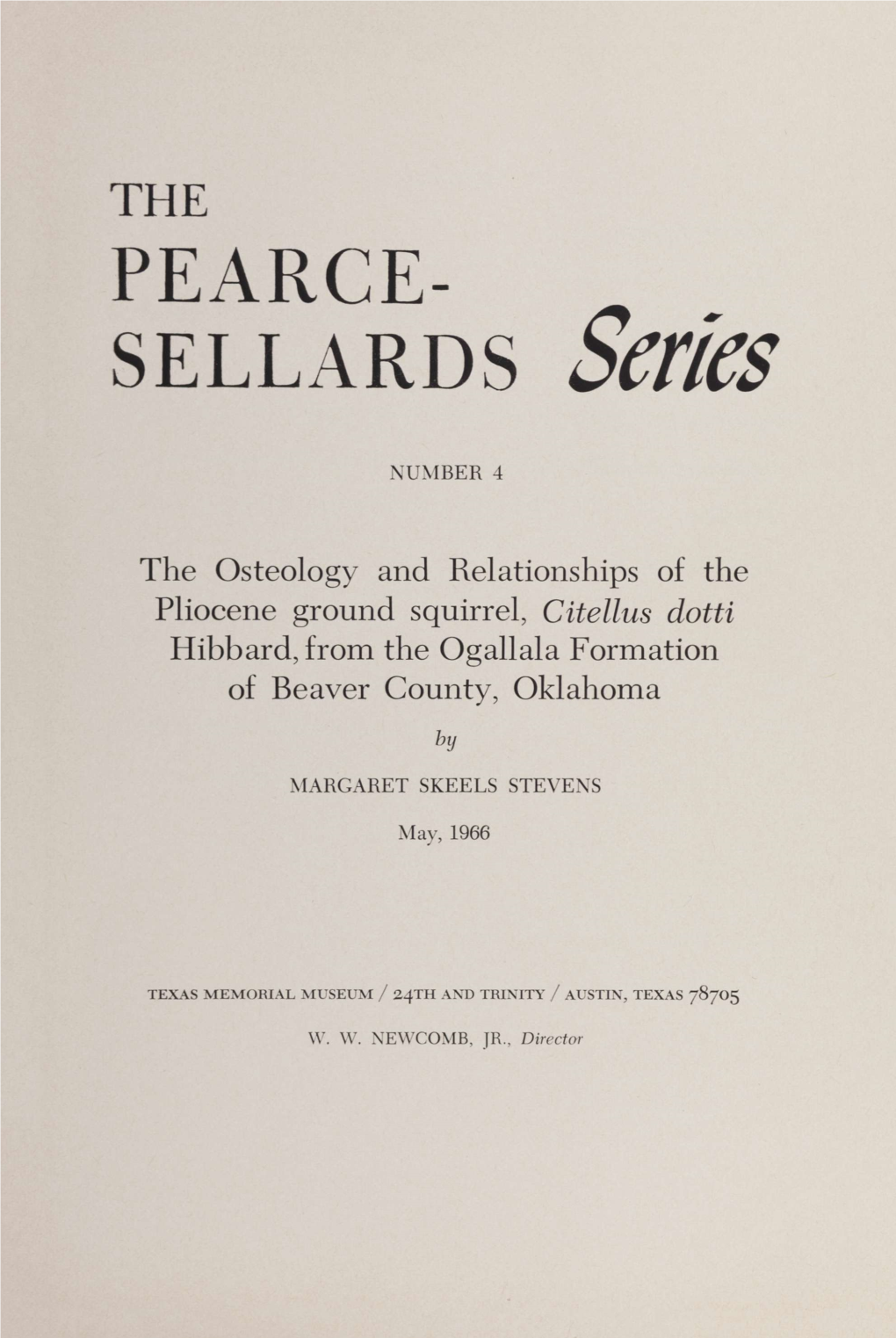 PEARCE- SELLARDS Series