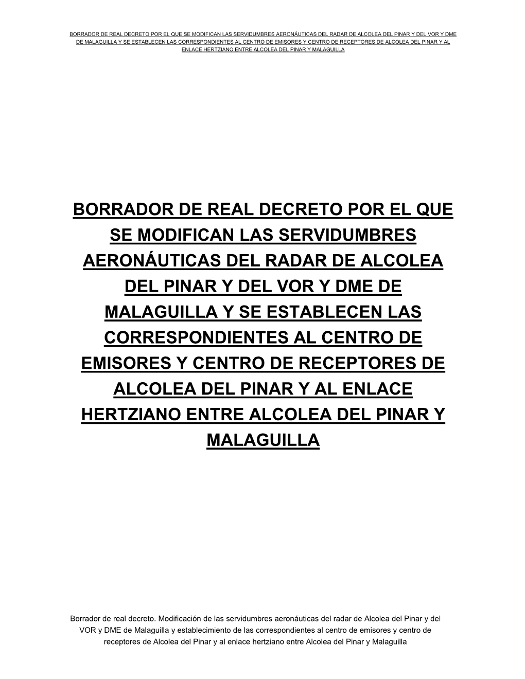 Borrador De Real Decreto Por El Que Se Modifican Las