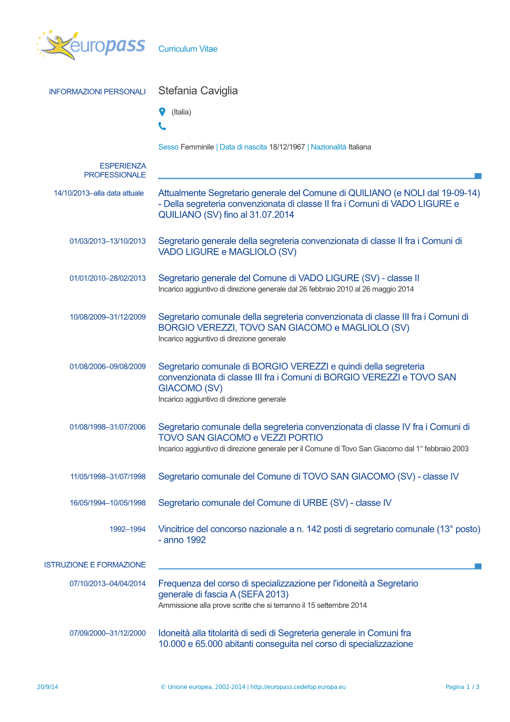 Curriculum Vitae