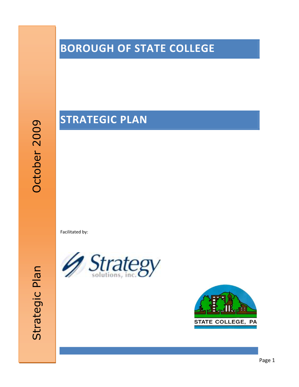 Borough of State College Strategic Plan