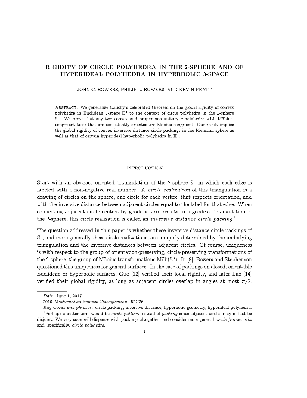 Rigidity of Circle Polyhedra in the 2-Sphere and of Hyperideal Polyhedra in Hyperbolic 3-Space