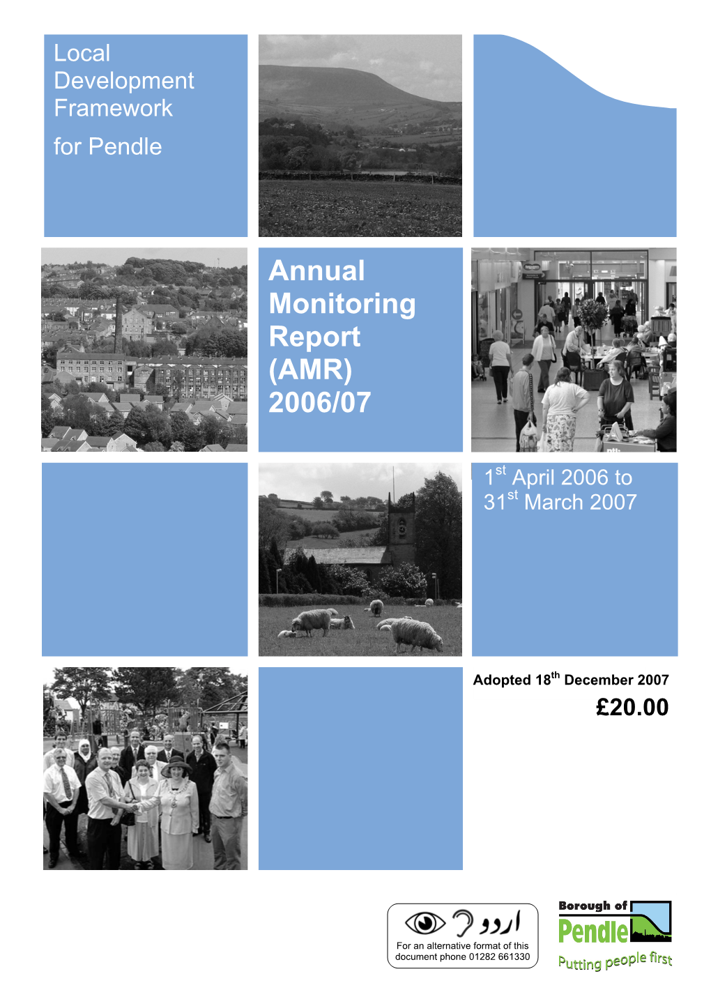 Annual Monitoring Report (AMR) 2005/062006/07