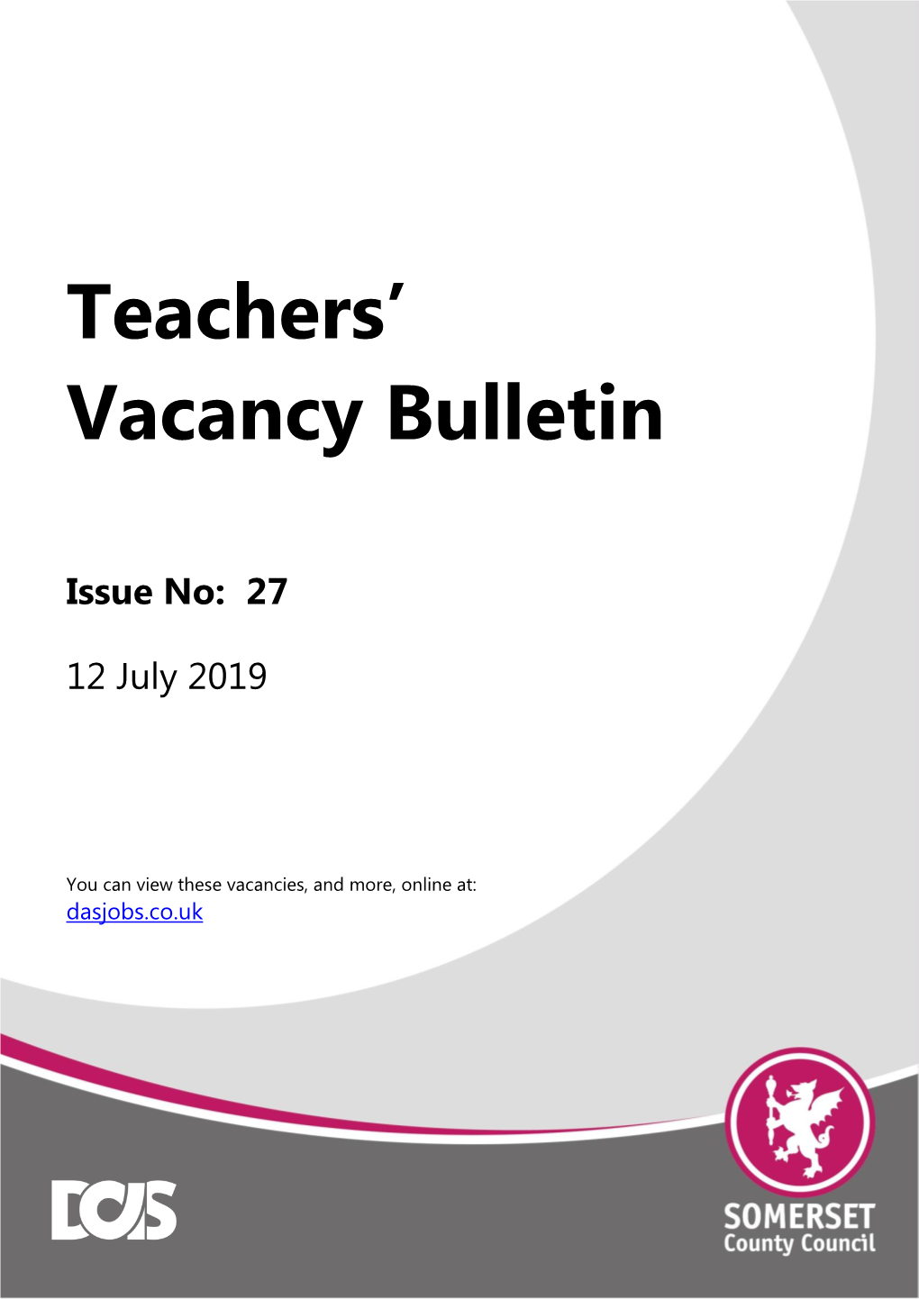 Teachersʼ Vacancy Bulletin