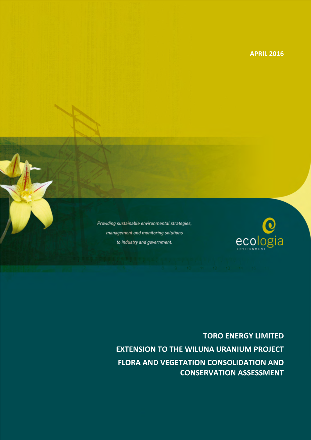 Toro Energy Limited Extension to the Wiluna Uranium Project Flora and Vegetation Consolidation and Conservation Assessment
