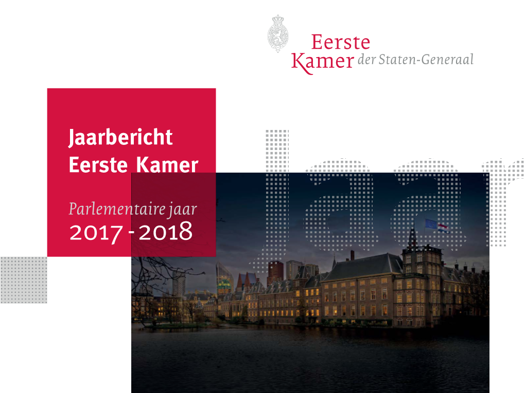 Jaarbericht Eerste Kamer 2017-2018