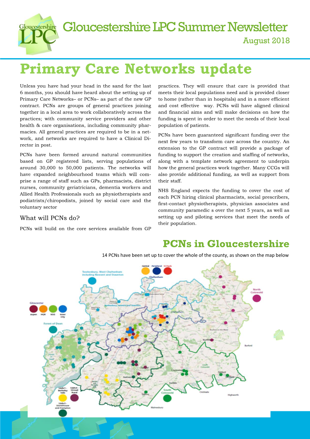 Primary Care Networks Update