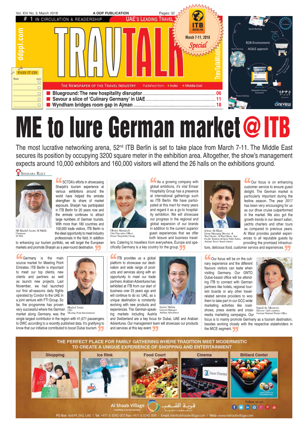 ME to Lure German Market @ITB