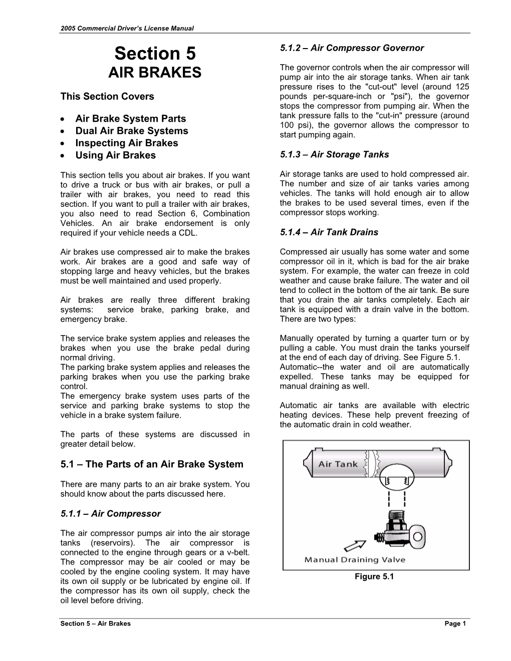 Section 5 Air Brakes