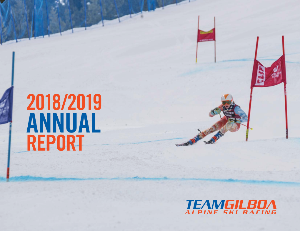 2018-2019 Team Gilboa Annual Report