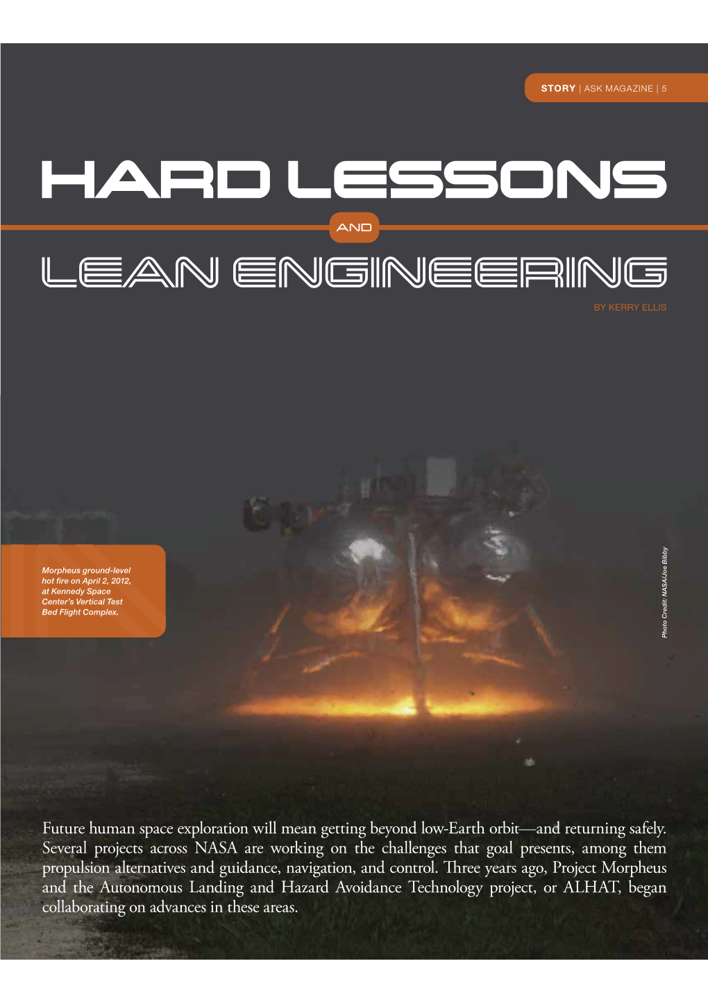Hard Lessons & Lean Engineering