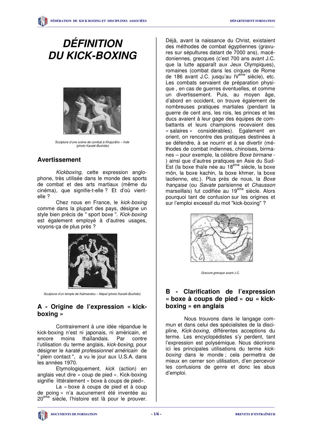 Définition Du Kick-Boxing