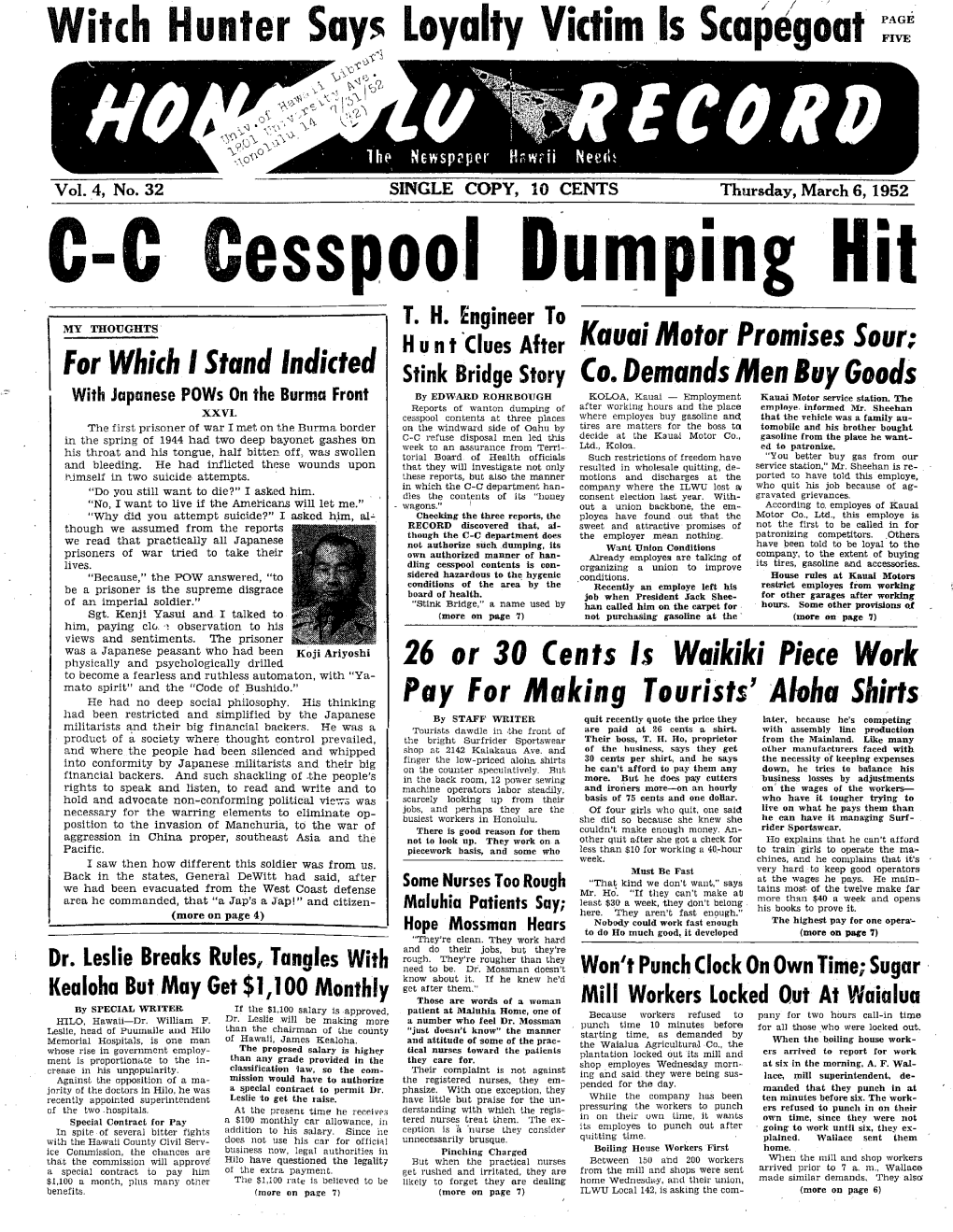 C-C Cesspool Dumping Hit T