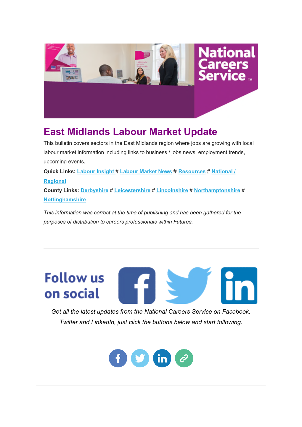 East Midlands Labour Market Information Bulletin