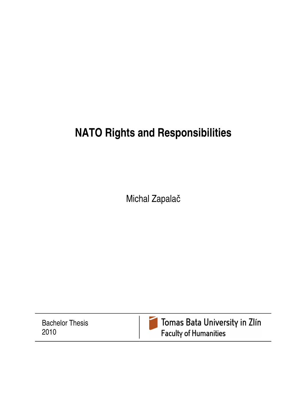 NATO Rights and Responsibilities